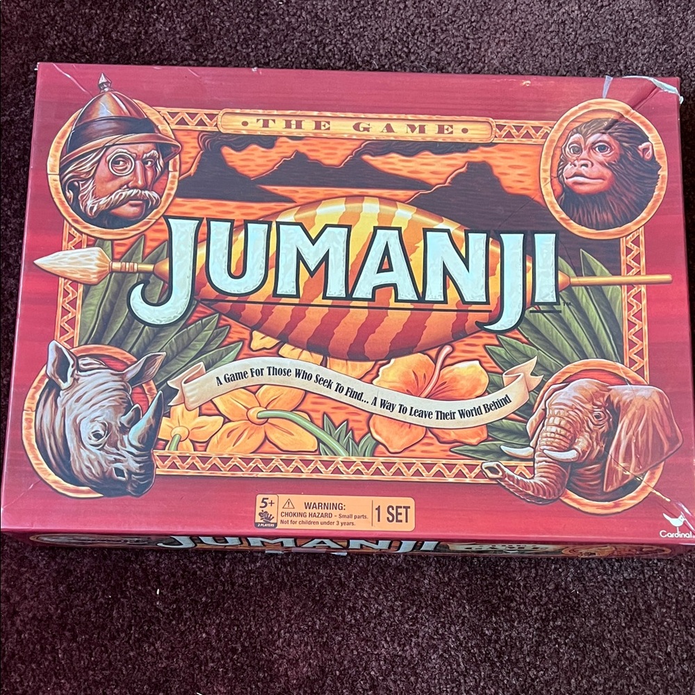 Jumanji Board Game - Red Edition by